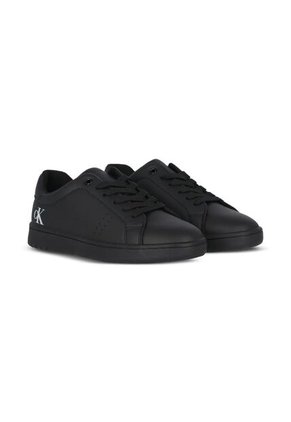 Tenis Negro De Corte Bajo Con Cordones Calvin Klein