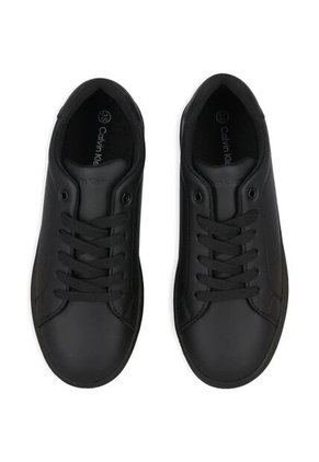 Tenis Negro De Corte Bajo Con Cordones Calvin Klein