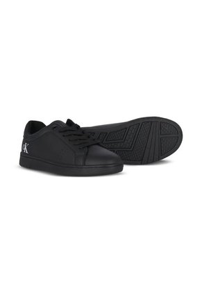 Tenis Negro De Corte Bajo Con Cordones Calvin Klein