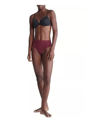 Tanga Vino Tinto Invisible De Cintura Alta Calvin Clein Calvin Klein
