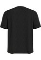 Camiseta Negra Shrunken Institutional Calvin Klein de Calvin Klein