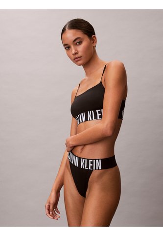 Tanga Negra De Corte Alto - Intense Power Microfiber Cooling Calvin Klein Calvin Klein
