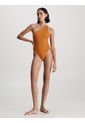 Traje De Baño Naranja Asimétrico - Core Archive Calvin Klein de Calvin Klein