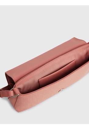Bolso Rosado De Hombro Con Logo Calvin Klein