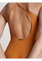 Traje De Baño Naranja Asimétrico - Core Archive Calvin Klein de Calvin Klein