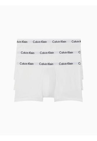 3 Pack De Boxer Blancos En Algodón Low Rise Trunk Calvin Klein Calvin Klein