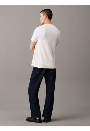Camiseta Blanca De Punto Pesado Calvin Klein