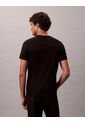 Camiseta Negra Slim De Manga Corta Calvin Klein de Calvin Klein
