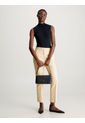 Bolso Negro De Hombro Con Logo Calvin Klein de Calvin Klein