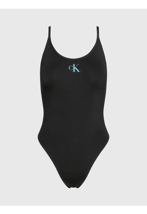 Traje De Baño Negro - Ck Monogram Calvin Klein