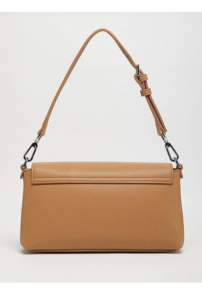 Bolso Beige De Hombro Convertible Calvin Klein