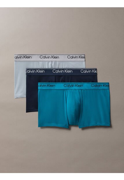 Pack Multicolor De 3 Bóxers De Talle Bajo - Microfibre Stretch Calvin Klein