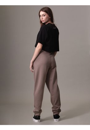 Jogger Gris Con Nano Logo Calvin Klein