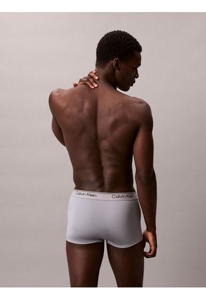 Pack Multicolor De 3 Bóxers De Talle Bajo - Microfibre Stretch Calvin Klein
