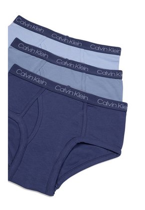 Pack Azul De 3 Calzoncillos Para Niño Calvin Klein
