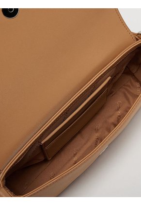 Bolso Beige De Hombro Convertible Calvin Klein