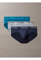 Pack Multicolor De 3 Slips De Cadera - Microfibre Stretch Calvin Klein de Calvin Klein