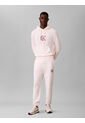 Jogger Blanco Con Gráfico De Algodón Calvin Klein de Calvin Klein