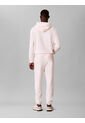 Jogger Blanco Con Gráfico De Algodón Calvin Klein de Calvin Klein