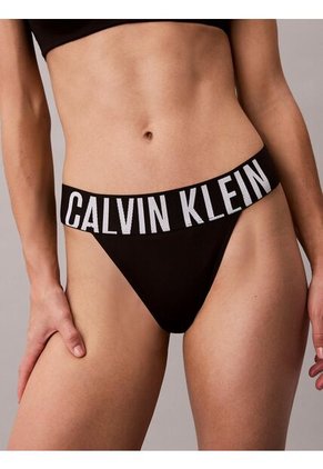 Tanga Negra De Hilo - Intense Power Microfibre Calvin Klein