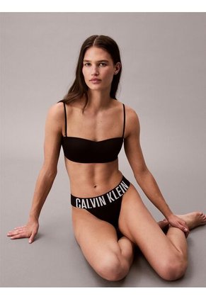 Tanga Negra De Hilo - Intense Power Microfibre Calvin Klein