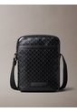 Bolso Negro Reporter Slim Con Estampado De Emblema Calvin Klein de Calvin Klein