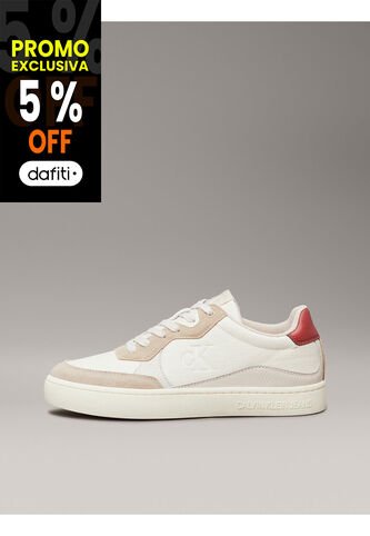 Tenis Blanco De Cuero Calvin Klein Calvin Klein