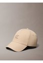 Gorra Beige De Lona Con Monograma Calvin Klein de Calvin Klein