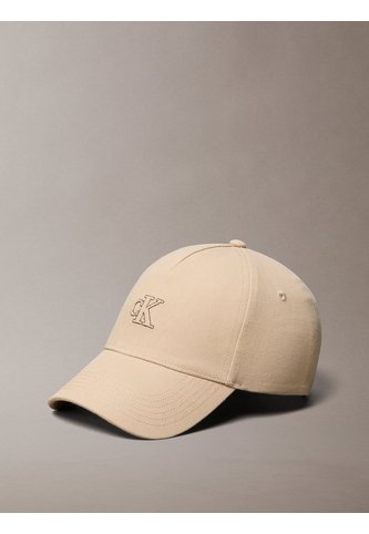 Gorra Beige De Lona Con Monograma Calvin Klein Calvin Klein