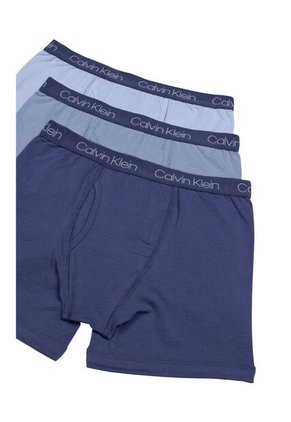 Pack Azul De 3 Bóxers Brief Para Niño Calvin Klein