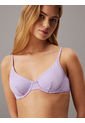 Parte Morado Superior De Bikini - CK Monogram Texture Calvin Klein de Calvin Klein