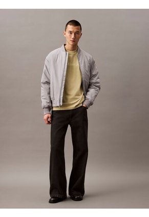 Camiseta Amarilla Regular Con Logotipo Calvin Klein