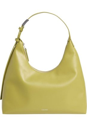 Bolso Verde Hobo Con Mini Logo Grabado Calvin Klein