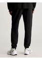Pantalón Negro De Chándal De Felpa De Algodón Calvin Klein de Calvin Klein