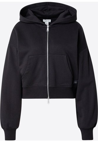 Buzo Negro Con Cremallera Calvin Klein Calvin Klein