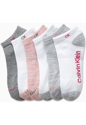 Paquete De 6 Medias Tobilleras Para Niños Calvin Klein