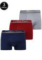Bóxer Trio Azul-Vinotinto Calvin Klein de Calvin Klein