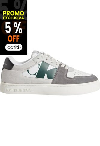 Tenis Gris Classic Cupsole De Ante Calvin Klein Calvin Klein