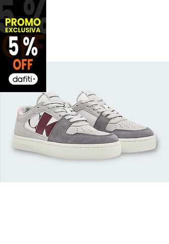 Tenis Gris Classic Cupsole Calvin Klein Calvin Klein