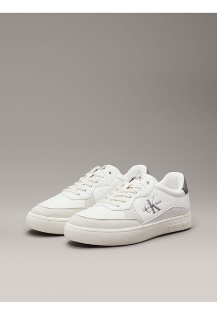 Tenis Blanco De Cuero Calvin Klein