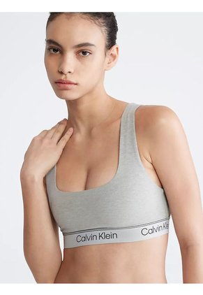 Top Gris Con Logo Para Mujer Calvin Klein