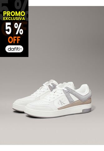 Tenis Blanco Authenti Basket Con Cordones Calvin Klein Calvin Klein