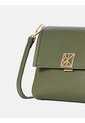Bolso Verde Cruzado Con Emblema Calvin Klein de Calvin Klein