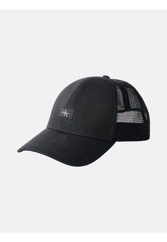 Gorra Negra Trucker Con Parche De Monologo Calvin Klein Calvin Klein