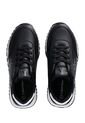 Tenis Negro Deportivos De Corte Bajo Con Cordones Calvin Klein de Calvin Klein