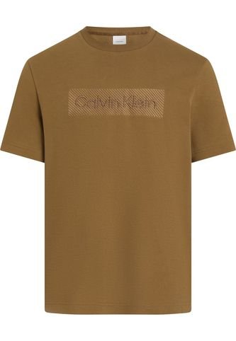 Camiseta Chocolate Con Bordado Texturizado Calvin Klein Calvin Klein