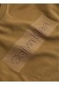 Camiseta Chocolate Con Bordado Texturizado Calvin Klein de Calvin Klein