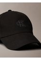 Gorra Negra De Lona Con Monograma Calvin Klein de Calvin Klein
