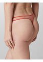Pantie Naranja Tipo Tanga Con Encaje Para Mujer Calvin Klein de Calvin Klein