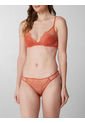 Pantie Naranja Tipo Tanga Con Encaje Para Mujer Calvin Klein de Calvin Klein